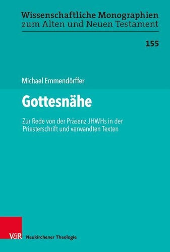 Wissenschaftliche Monographien zum Alten und Neuen Testament