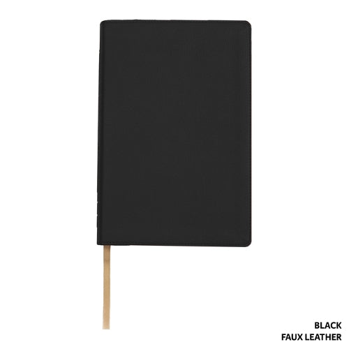 Lsb, 2 Column Verse-By-Verse, Black Faux Leather, Indexed