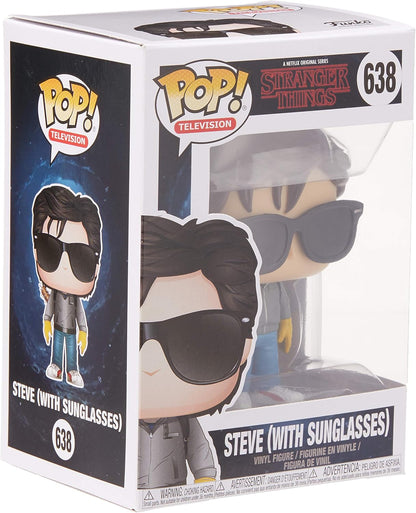 Funko POP! Vinyl: Stranger Things: Steve Harrington With Sunglasses - Collectable Vinyl Figure - Gift Idea - Official Merchandise - Toys for Kids & Adults - TV Fans - Model Figure for Collectors