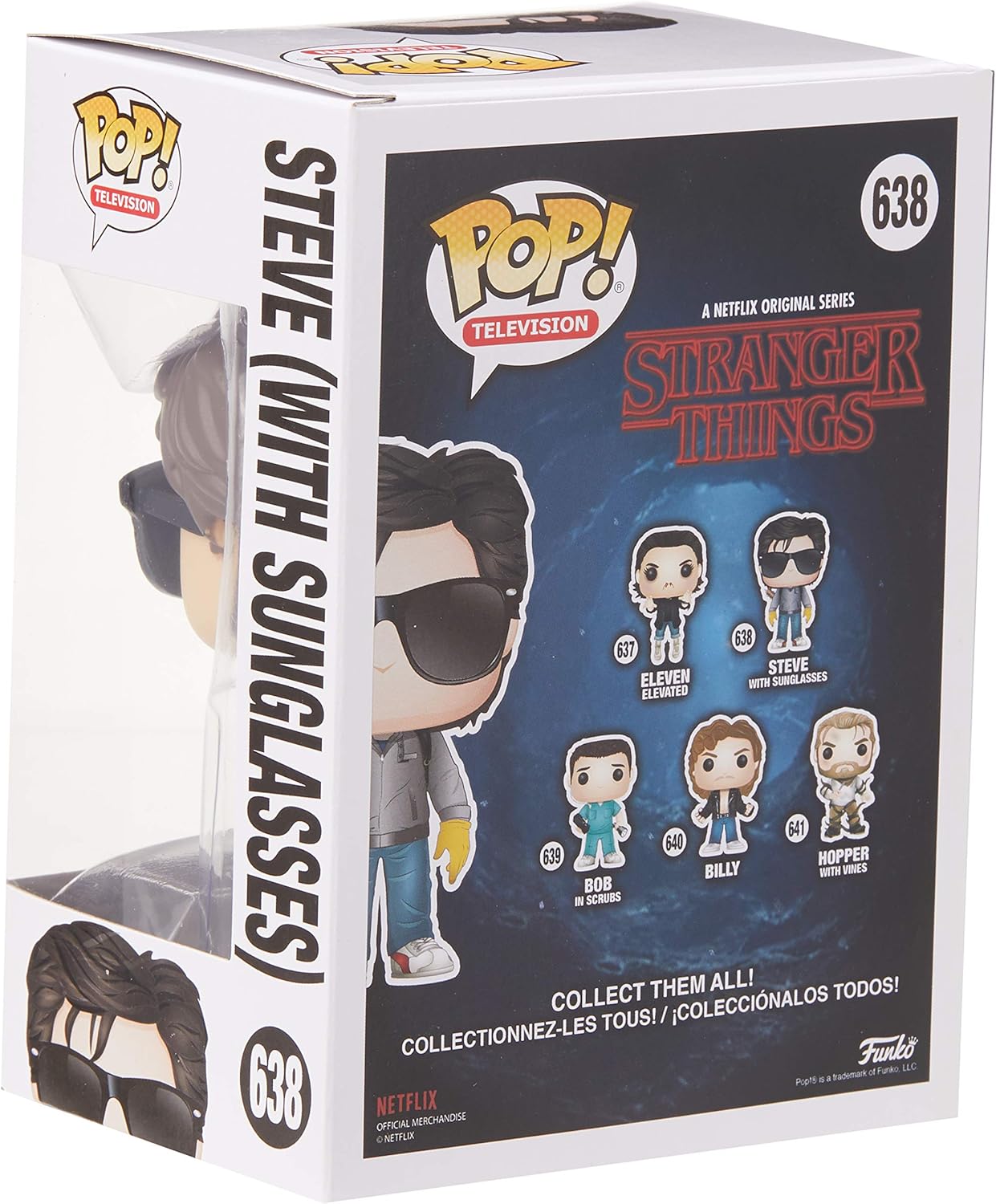 Funko POP! Vinyl: Stranger Things: Steve Harrington With Sunglasses - Collectable Vinyl Figure - Gift Idea - Official Merchandise - Toys for Kids & Adults - TV Fans - Model Figure for Collectors