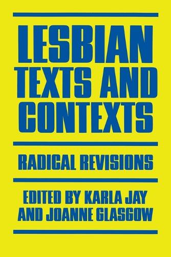 Lesbian Texts and Contexts