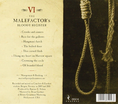 The Malefactors Bloody Register
