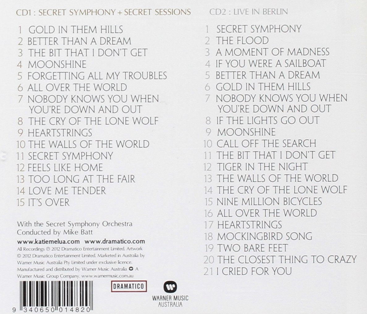 Secret Symphony Deluxe Edition