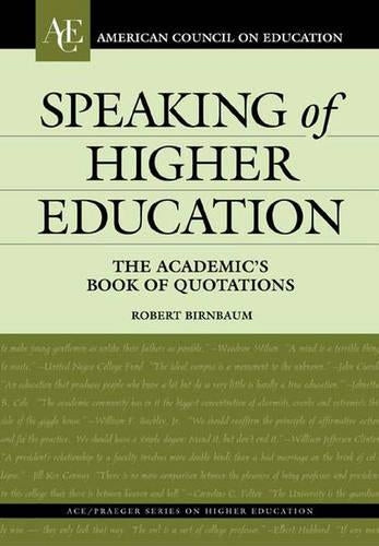 Speaking of Higher Education