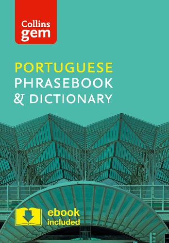 Collins Portuguese Phrasebook and Dictionary Gem Edition: Essential phrases and words in a mini, travel-sized format (Collins Gem