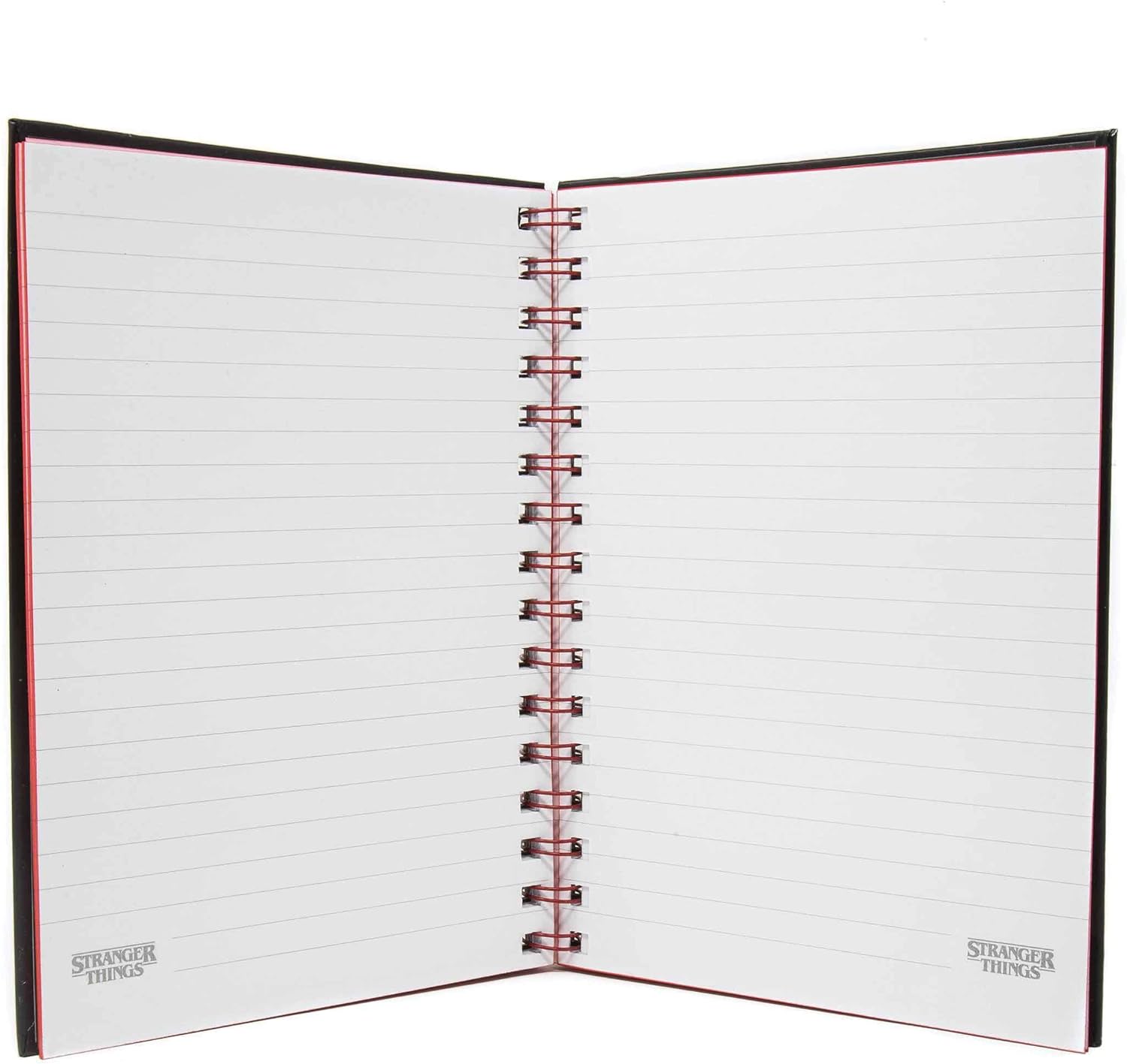 Stranger Things A5 Wiro Notebook with Metallic Cover featuring the Cast of Season 1 - Official Merchandise