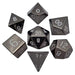Fanroll - 16Mm Metal Polyhedral Dice Set: Sterling Grey