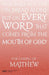NIV Gospel of Matthew