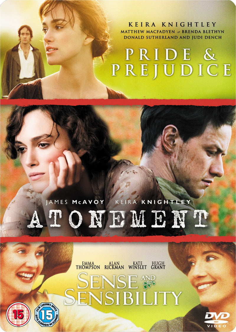 Atonement/Pride And Prejudice/Sense And Sensibility