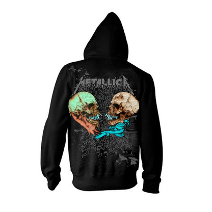 METALLICA - SAD BUT TRUE BLACK (FOTL) Hooded Sweatshirt with Zip Large