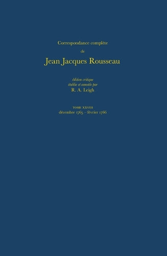 Correspondance complète de Rousseau (Complete Correspondence of Rousseau) 28