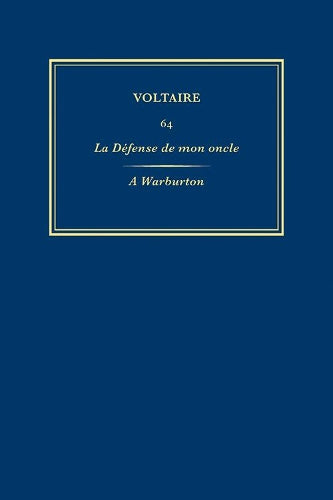 Œuvres complètes de Voltaire (Complete Works of Voltaire) 64