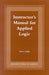 Instructor's Manual for Applied Logic