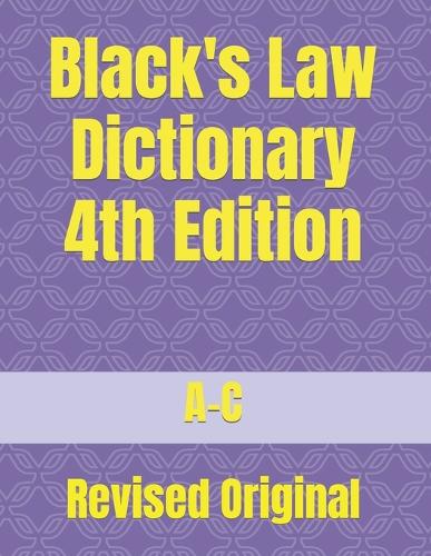Black's Law Dictionary 4th Edition