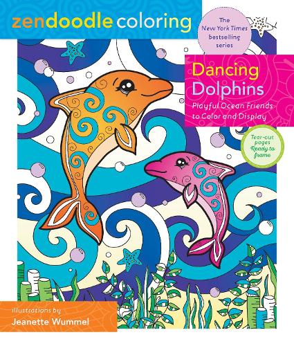 Zendoodle Coloring: Dancing Dolphins