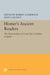Homer's Ancient Readers