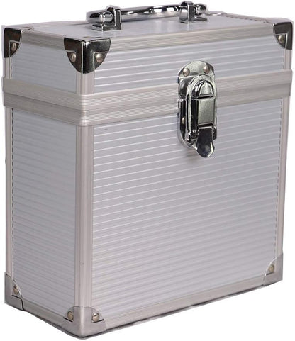 Aluminium 7 Inch Vinyl Record Case - Including Vinyl Cleaning Kit