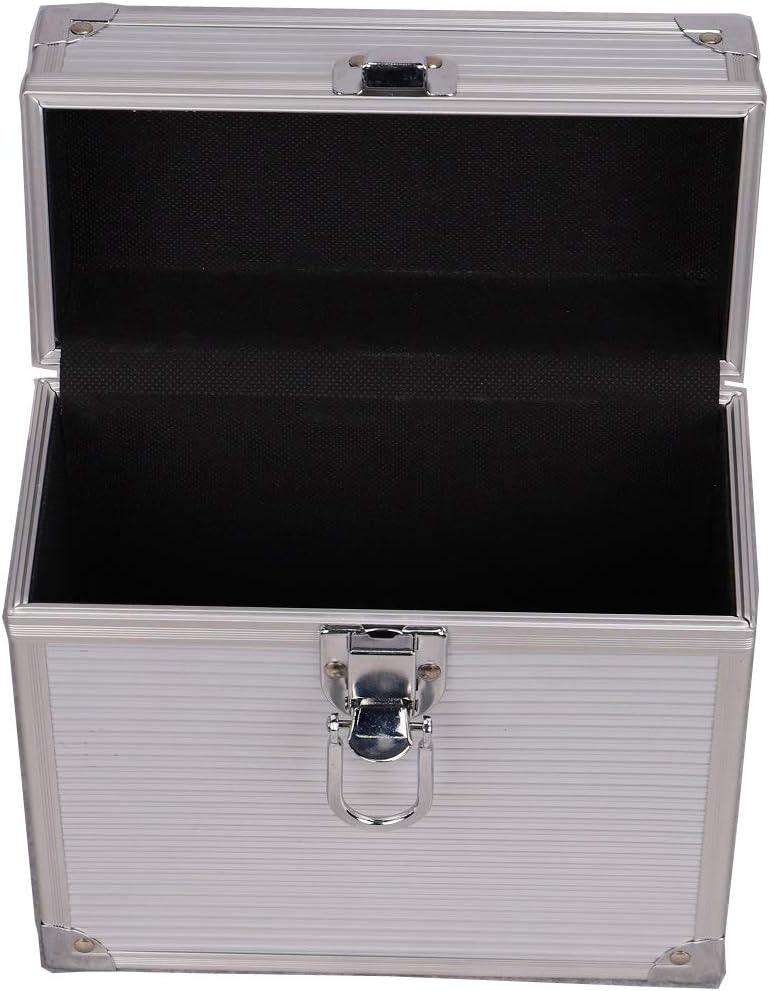 Aluminium 7 Inch Vinyl Record Case - Including Vinyl Cleaning Kit