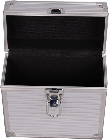 Aluminium 7 Inch Vinyl Record Case - Including Vinyl Cleaning Kit