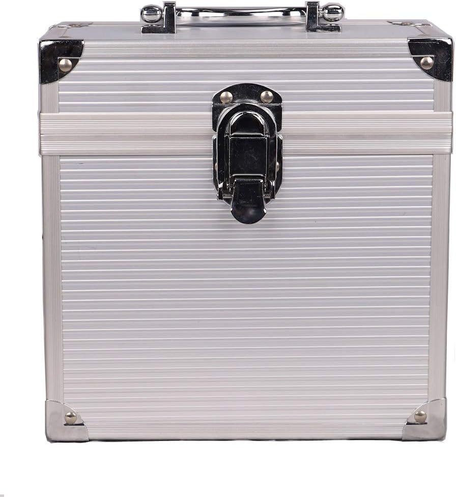 Aluminium 7 Inch Vinyl Record Case - Including Vinyl Cleaning Kit