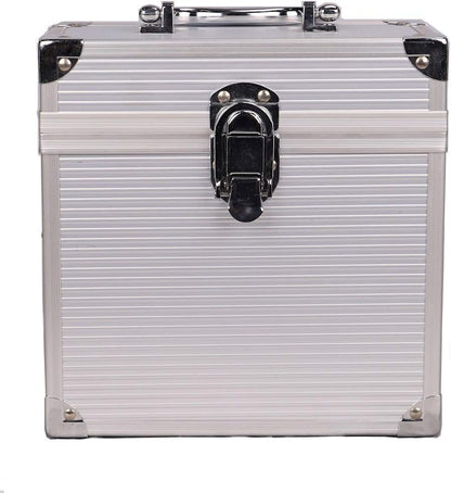 Aluminium 7 Inch Vinyl Record Case - Including Vinyl Cleaning Kit