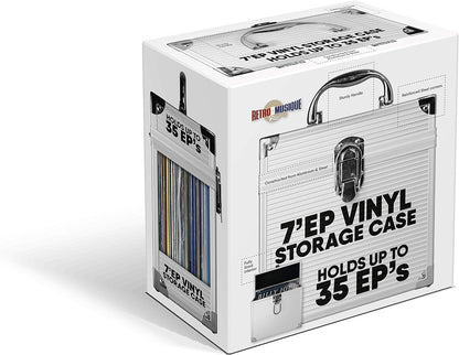 Aluminium 7 Inch Vinyl Record Case - Including Vinyl Cleaning Kit