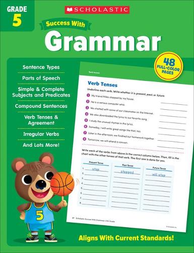 Scholastic Success with Grammar Grade 5 Workbook