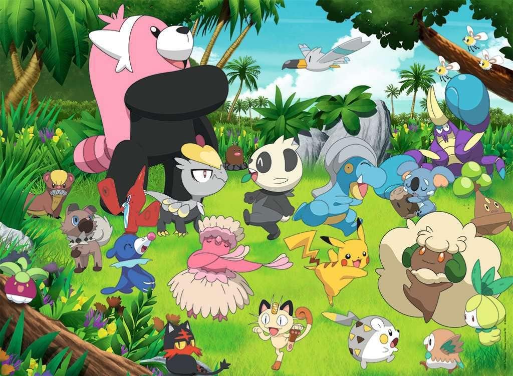 Ravensburger – Jigsaw Puzzle Pokemon 300 Pieces XXL, 13245, Black