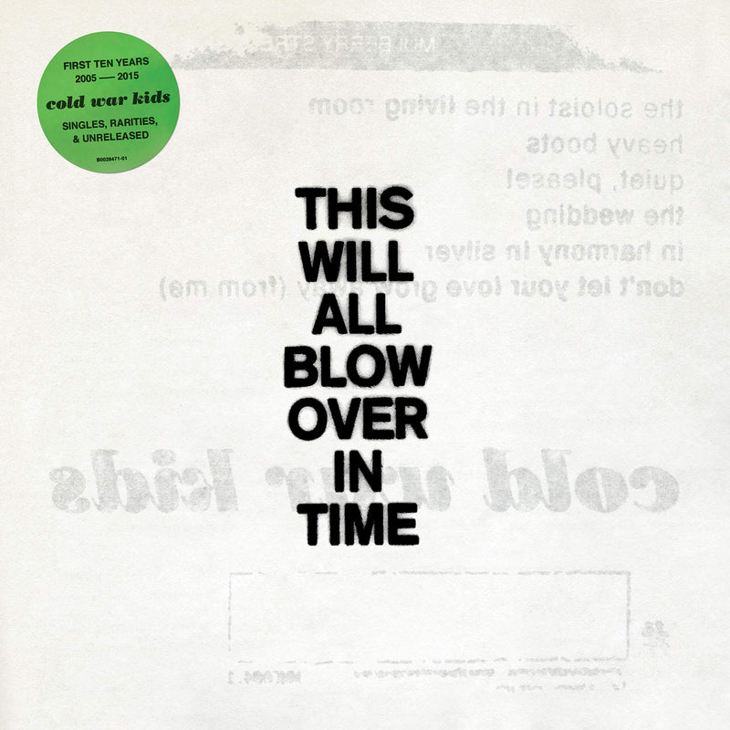 Cold War Kids -This Will All Blow Over In Time