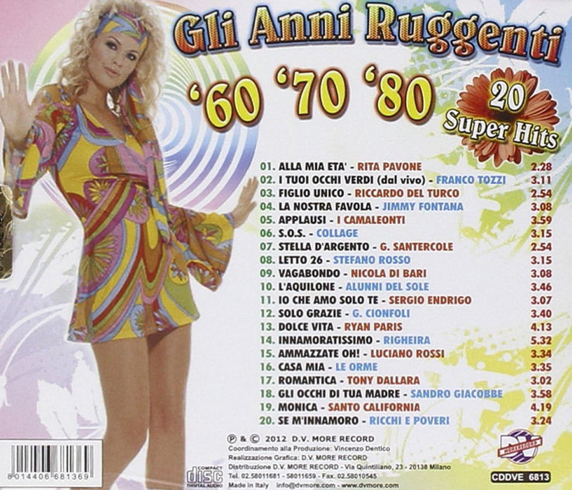 Gli Anni Ruggenti 60 70 80 Audio Italian