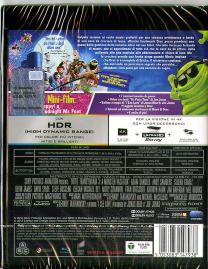 Hotel Transylvania 3 (4K Ultra-HD + Blu-Ray) (2 Dischi