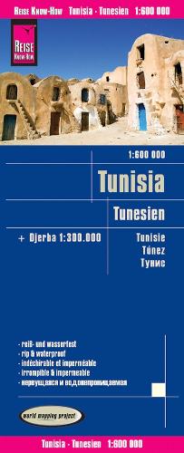 Tunisia (1:600.000) with Djerba (1:300.000)