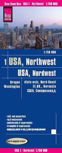 USA 01, Northwest (1:750.000) : Washington und Oregon