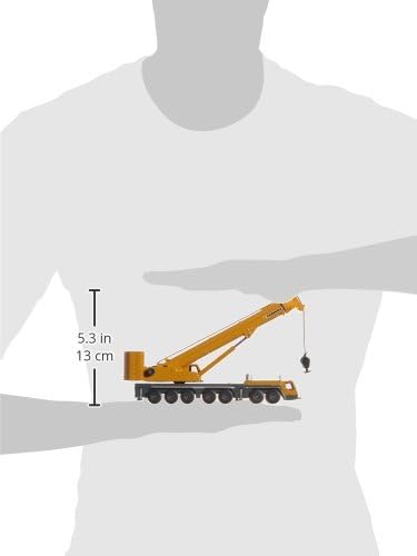 siku 1886, Liebherr Mobile Crane, 1:87, Metal/Plastic, Yellow, Movable parts