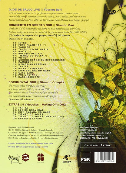 Ojos De Brujo - Touring Bari
