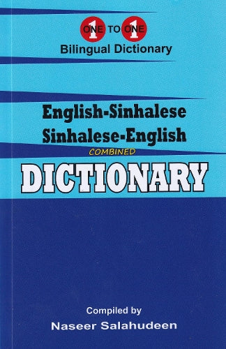 English-Sinhalese & Sinhalese-English One-to-One Dictionary