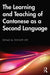 The Learning and Teaching of Cantonese as a Second Language