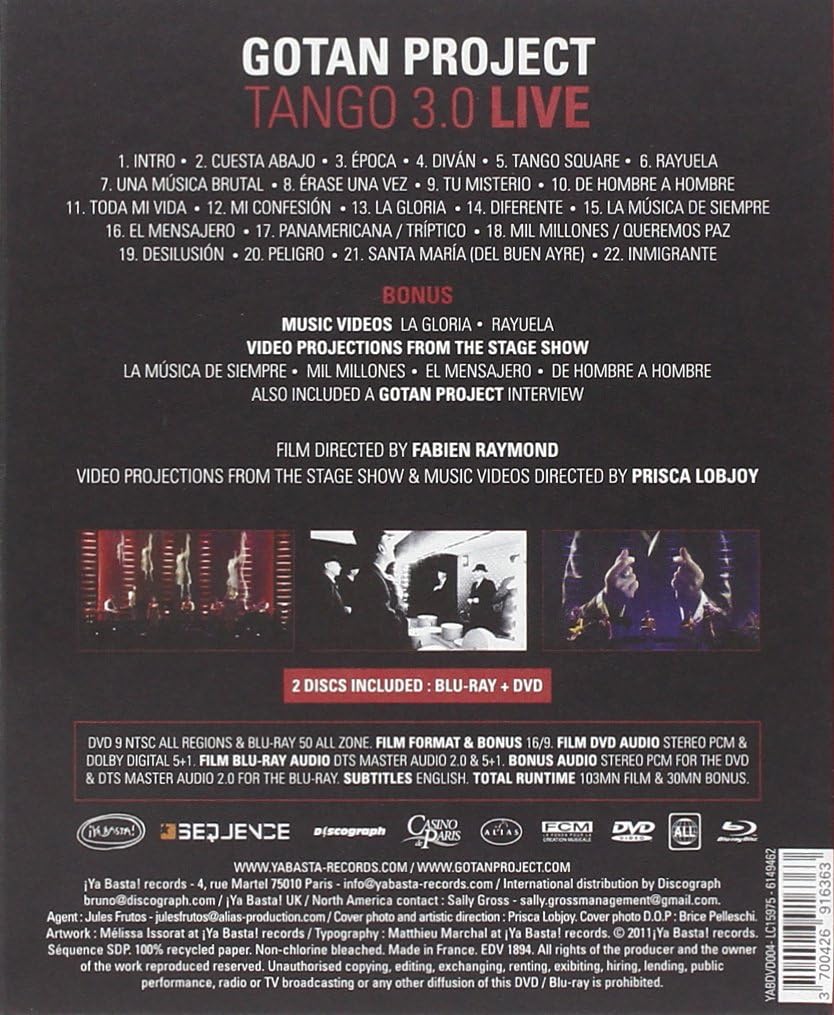Tango 3.0 Live At The Casino (Dvd+B.Ray