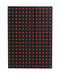 Black on Red (Quadro) B6 Lined Notebook
