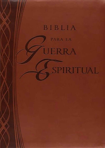 RVR 1960 Biblia para la guerra espiritual - Imitación piel marrón con índice / S piritual Warfare Bible, Brown Imitation Leather with Index