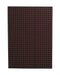 Black on Red (Quadro) A4 Unlined Notebook