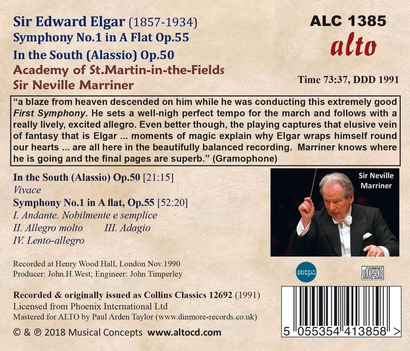 Edward Elgar: Symphony No.1 / In the South