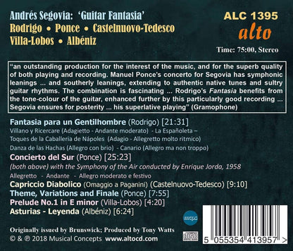 Andres Segovia: Guitar Fantasia: Rodrigo