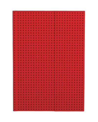 Red on Black (Circulo) A5 Unlined Notebook