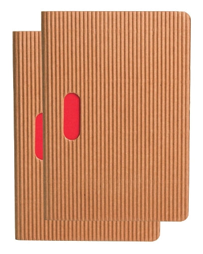 Natural / Natural (set of two) B7 Lined Notebooks