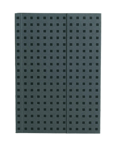 Grey on Black (Quadro) B6 Lined Notebook