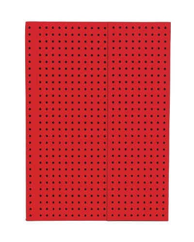 Red on Black (Circulo) A6 Lined Notebook