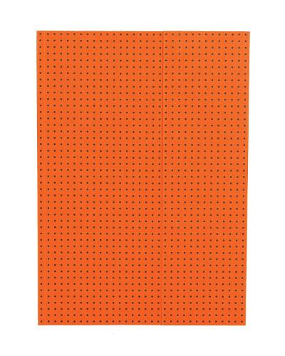 Orange on Grey (Circulo) A4 Lined Notebook