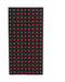 Black on Red (Quadro) B6.5 Lined Notebook