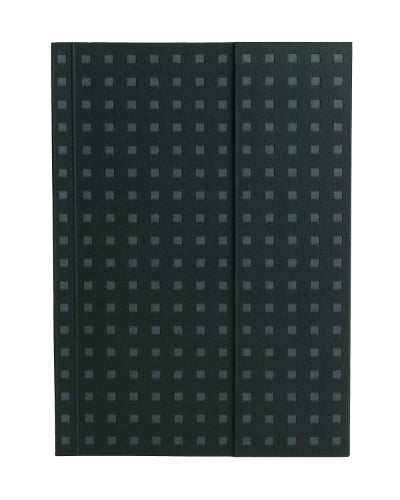 Black on Grey (Quadro) B6 Unlined Notebook